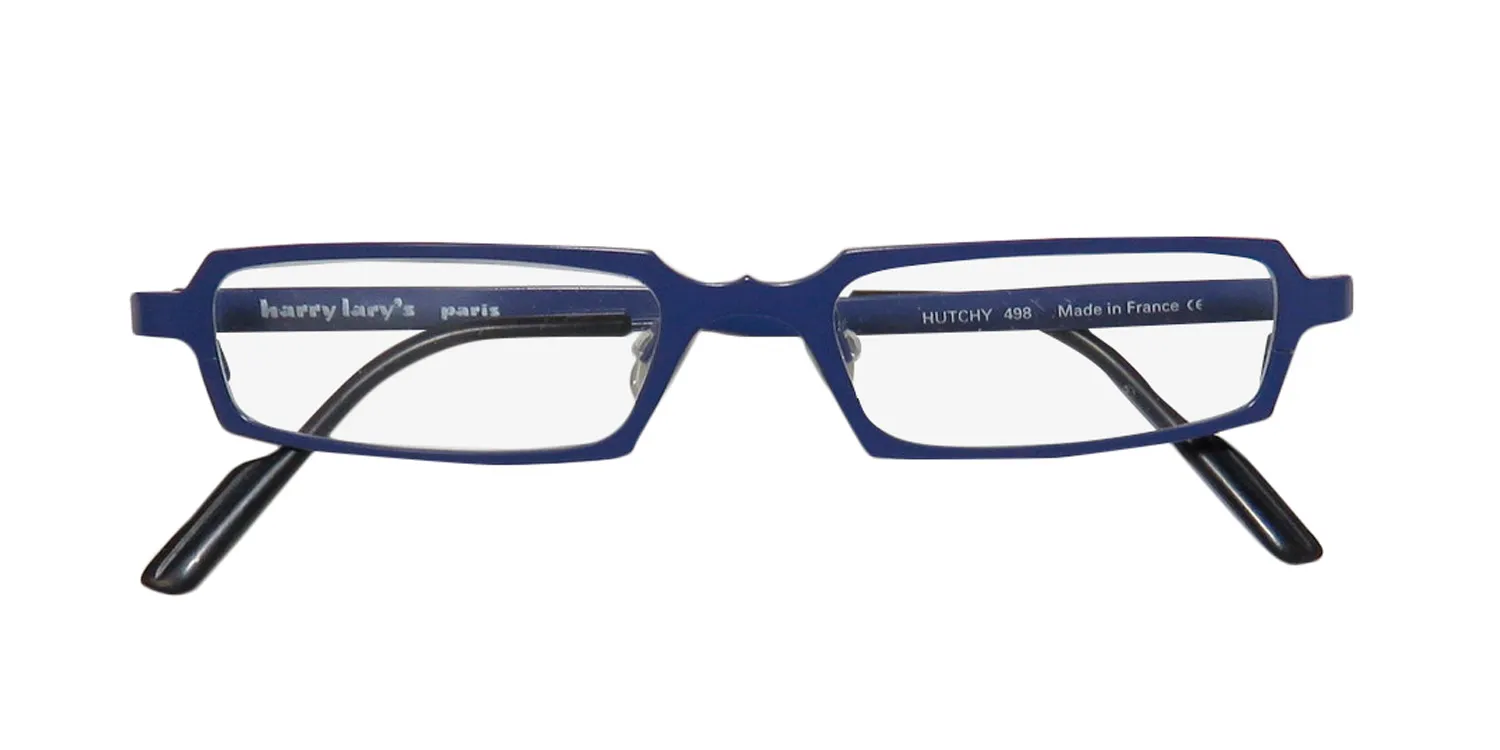 Harry Lary Hutchy 498 Eyeglasses Dark Indigo 48mm Unisex 2