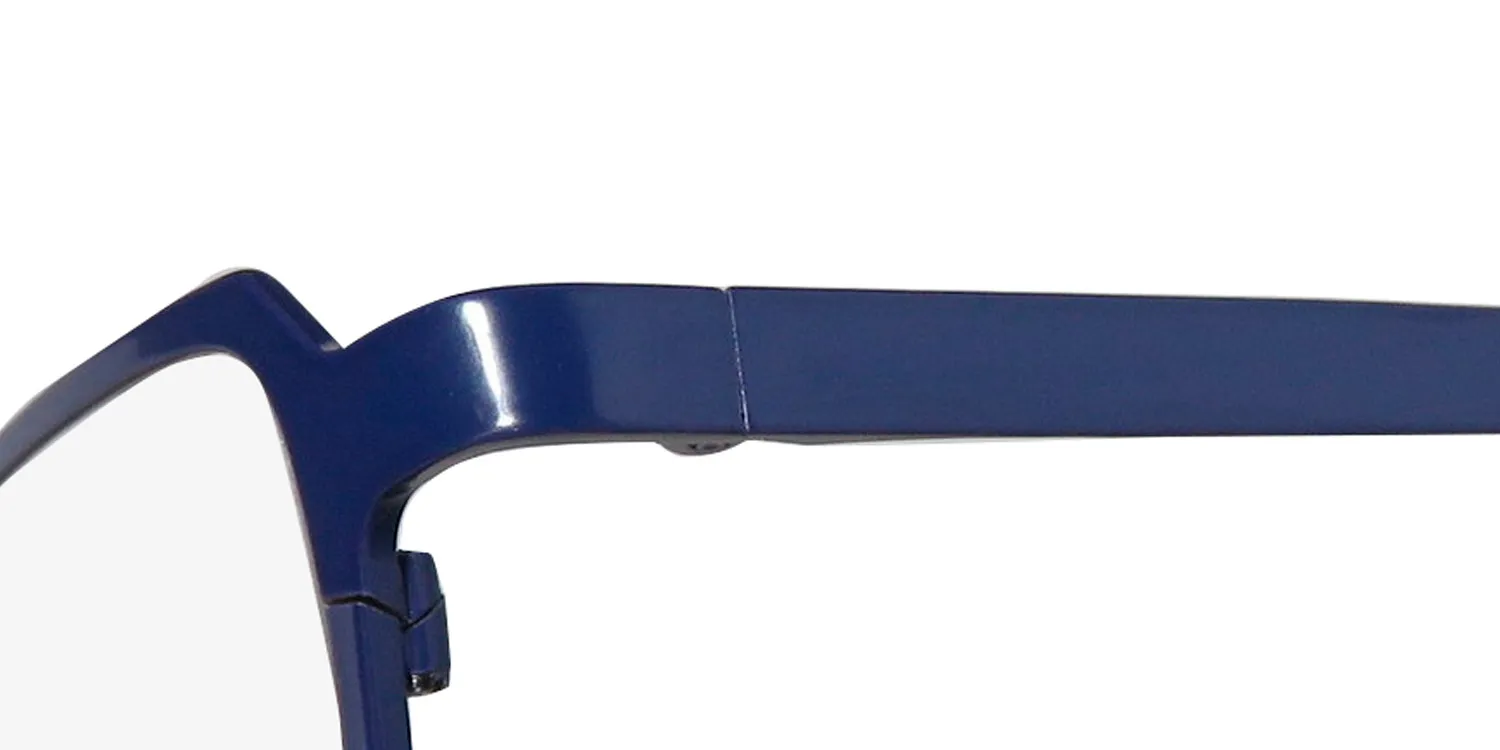 Harry Lary Hutchy 498 Eyeglasses Dark Indigo 48mm Unisex 6