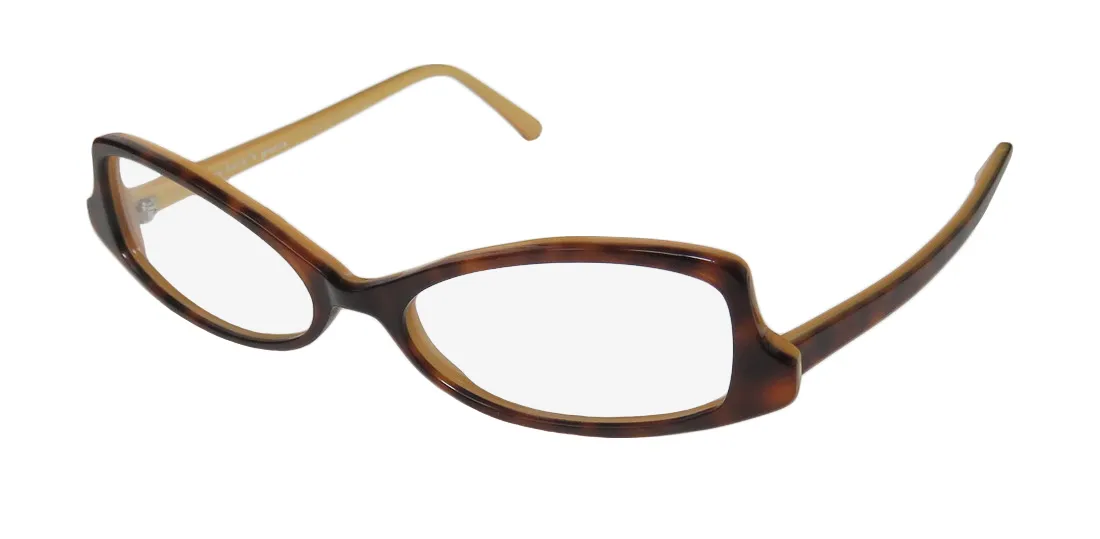 Harry Lary Stacey 127 Eyeglasses Havana 51mm