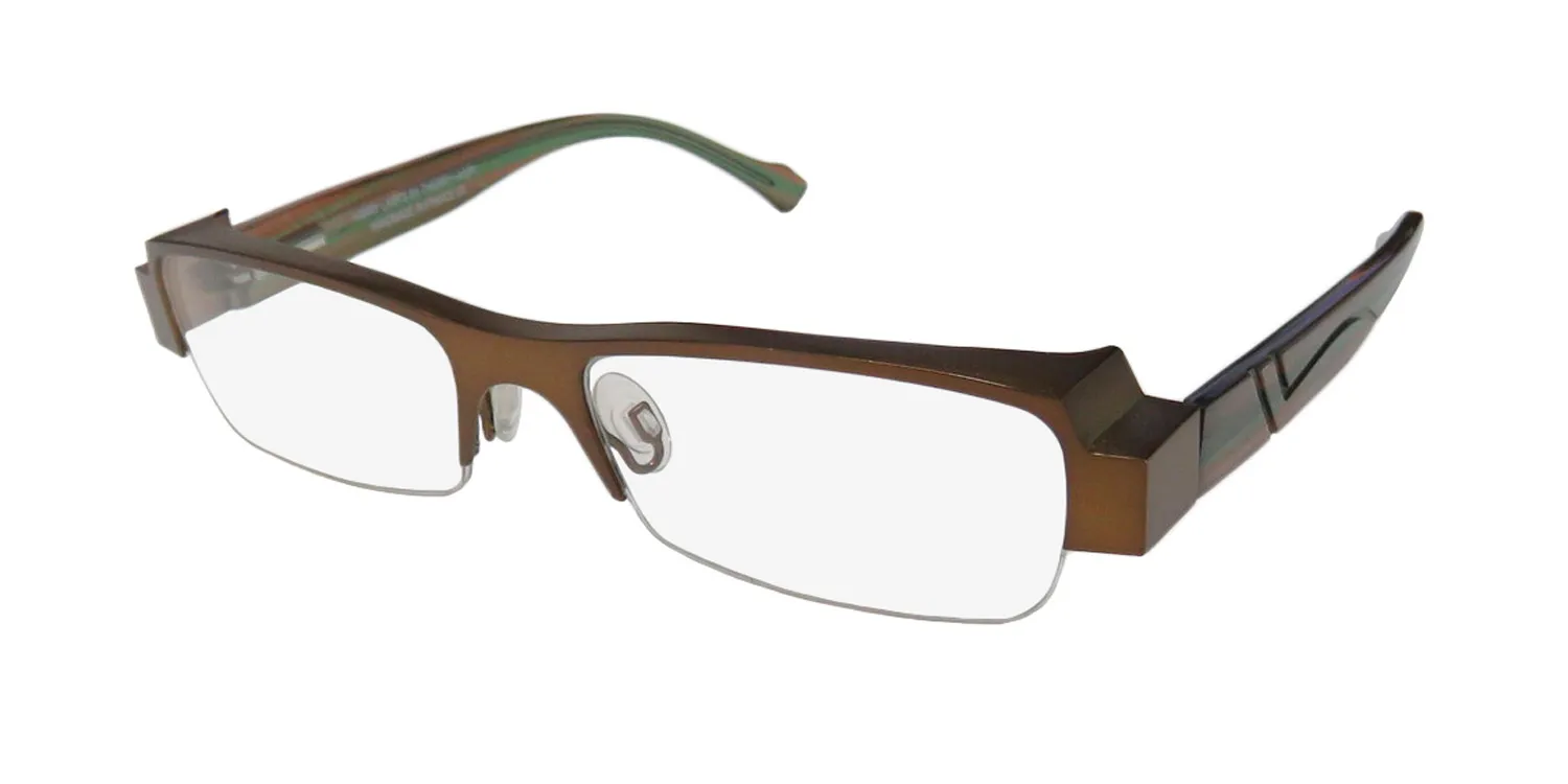 Harry Lary Royalty 456 Eyeglasses Bronze 53mm