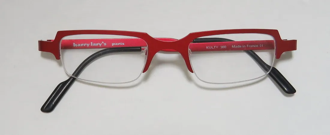 Harry Lary Kulty 360 Eyeglasses Crimson 45mm 2