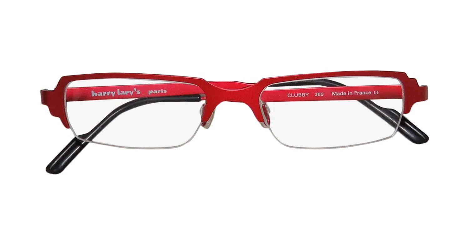 Harry Lary Clubby 360 Eyeglasses Crimson 50mm 2