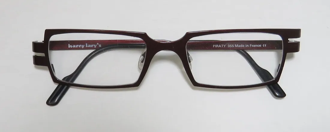 Harry Lary Piraty 055 Eyeglasses Burgundy 49mm Unisex 2