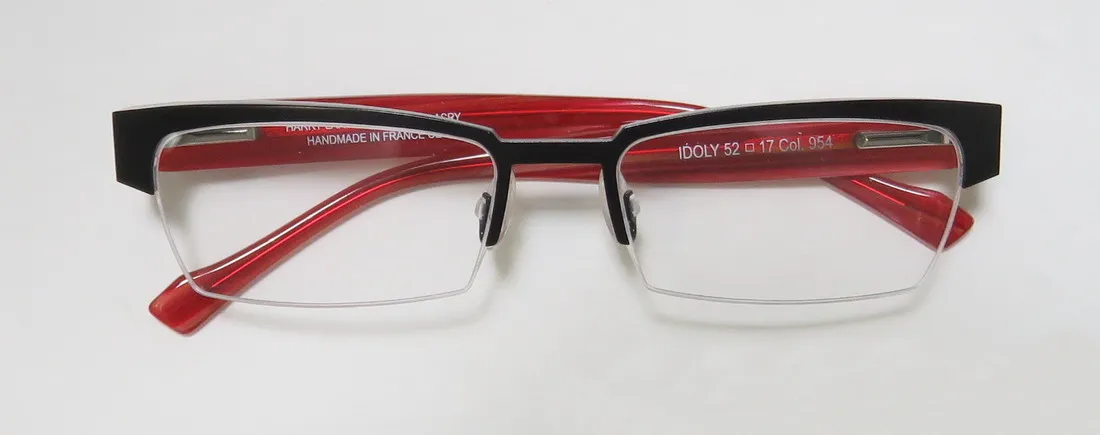 Harry Lary Idoly 954 Eyeglasses Black 52mm Unisex 2