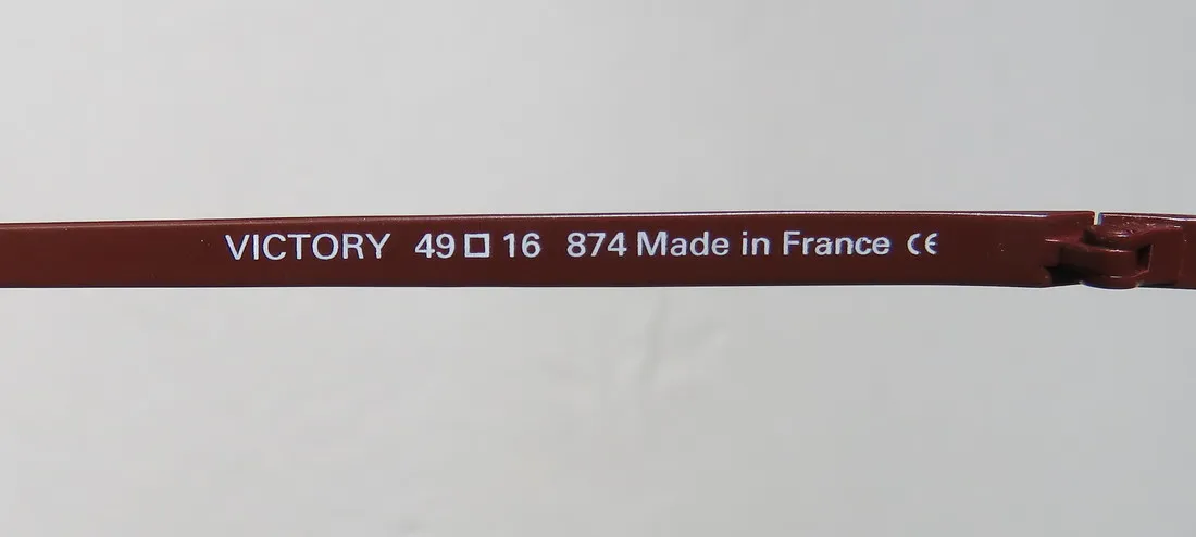 Harry Lary Victory 874 Eyeglasses Burgundy 49mm Unisex 8