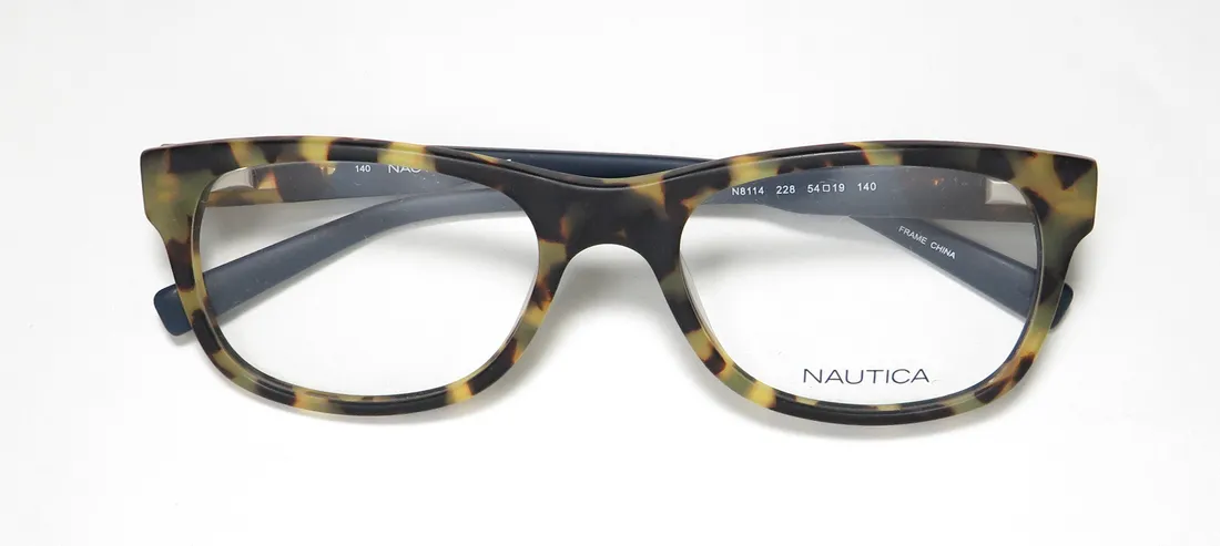 Nautica 8114 228 Eyeglasses Matte Tokiyo Tortoise 54mm 2