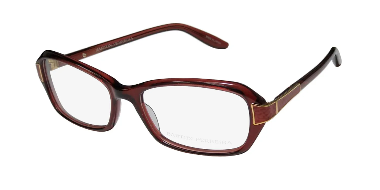 Barton Perreira Devereaux sbr/rus Eyeglasses Burgundy 53mm