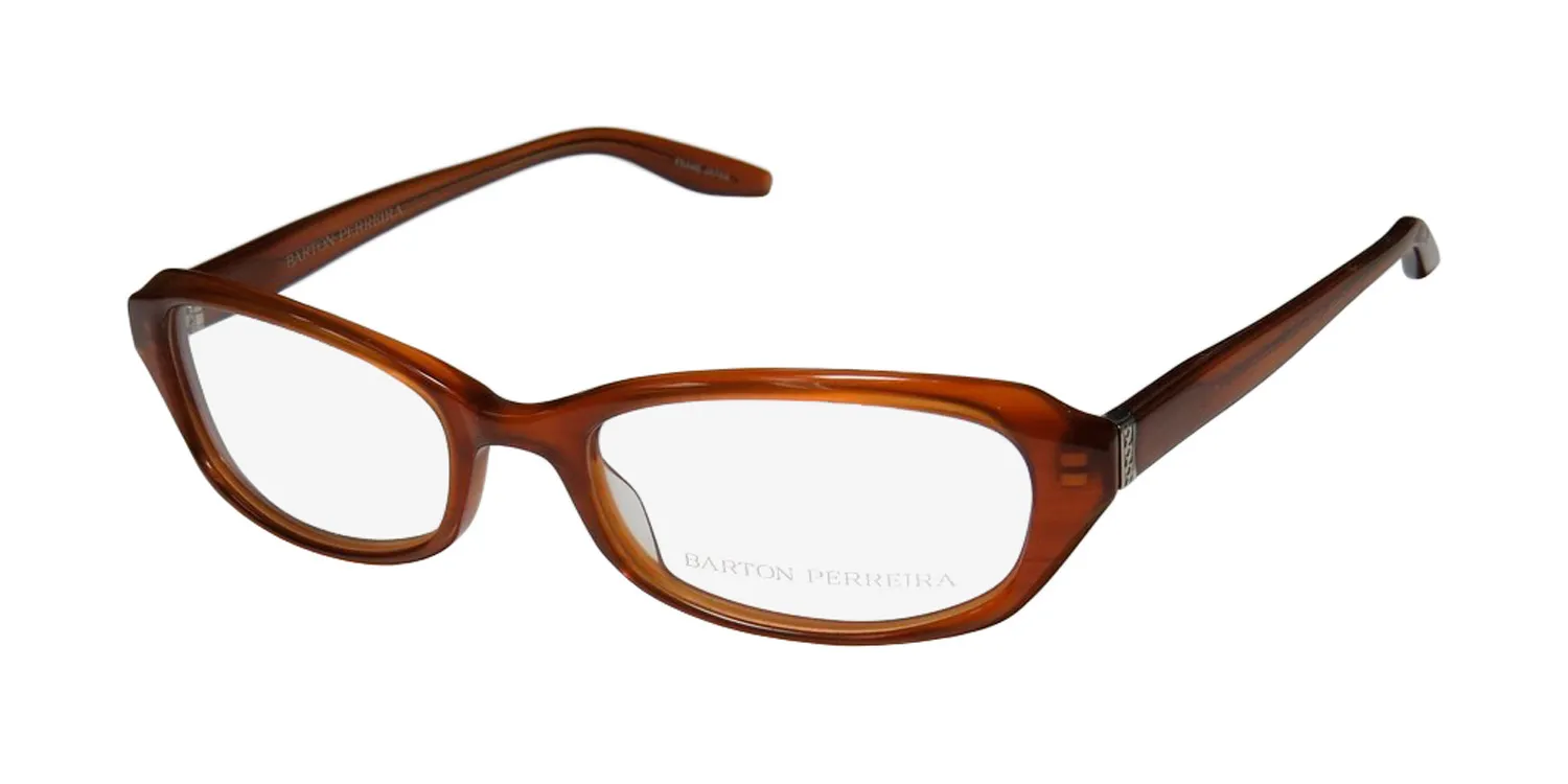 Barton Perreira Jaclyn amb/sil Eyeglasses Amber 52mm