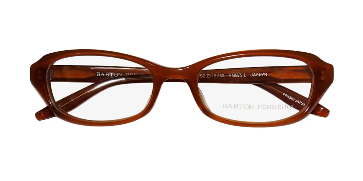 Barton Perreira Jaclyn amb/sil Eyeglasses Amber 52mm 2