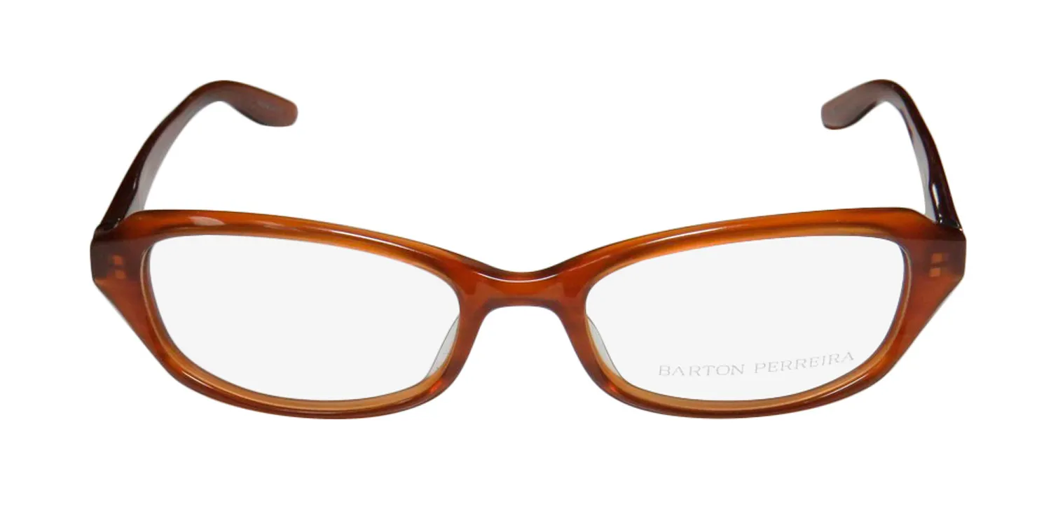 Barton Perreira Jaclyn amb/sil Eyeglasses Amber 52mm 3