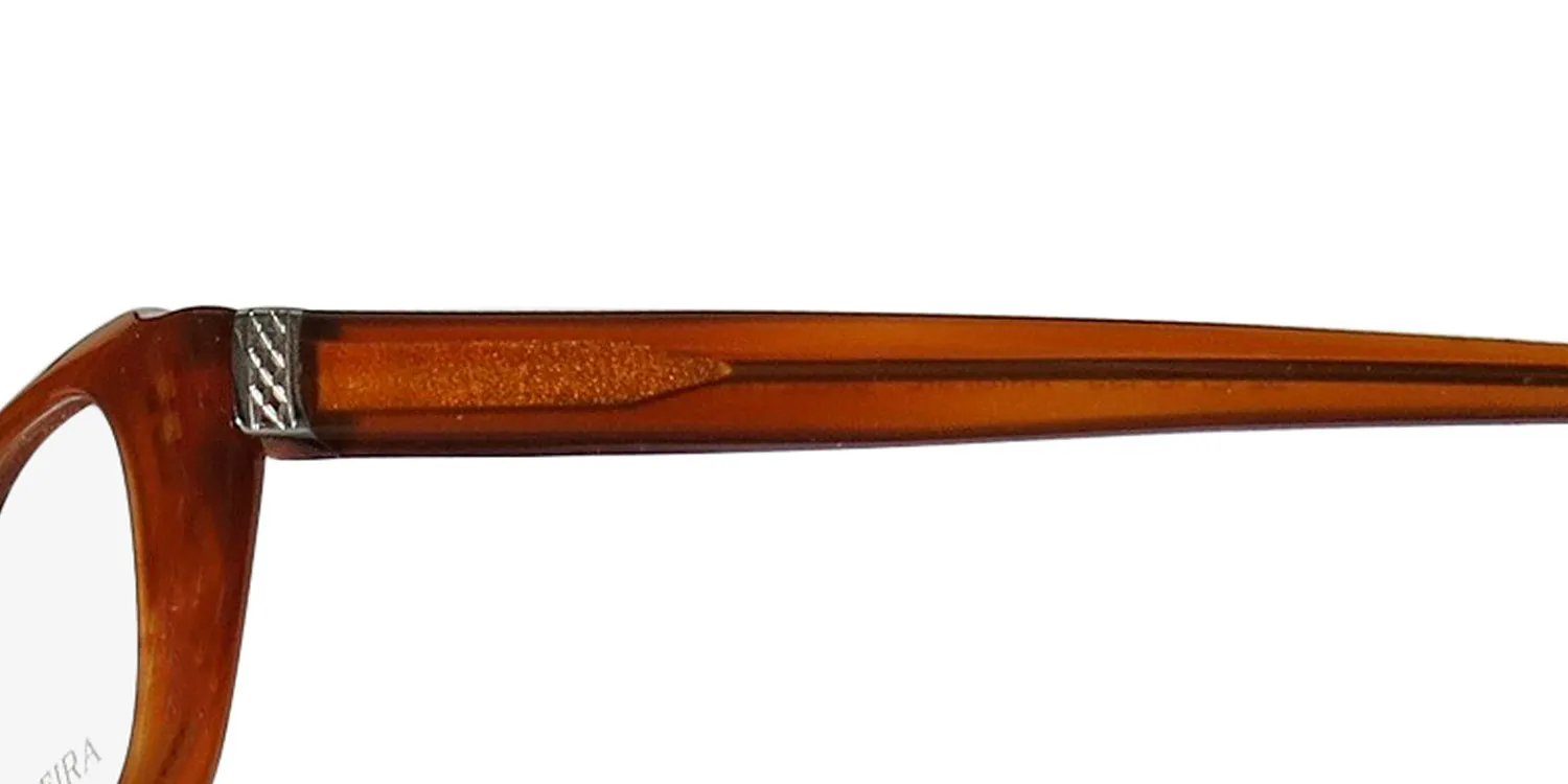 Barton Perreira Jaclyn amb/sil Eyeglasses Amber 52mm 6