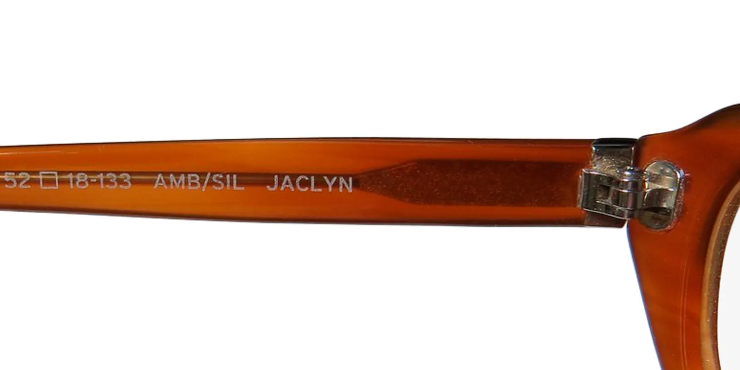 Barton Perreira Jaclyn amb/sil Eyeglasses Amber 52mm 8