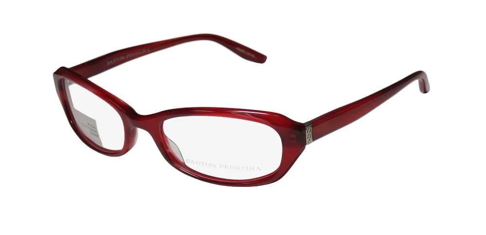 Barton Perreira Jaclyn sca/sil Eyeglasses Scarlet Red 52mm