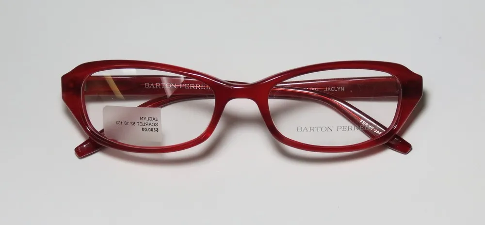 Barton Perreira Jaclyn sca/sil Eyeglasses Scarlet Red 52mm 2