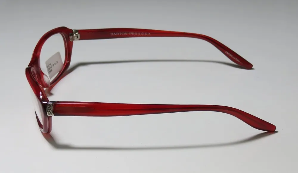 Barton Perreira Jaclyn sca/sil Eyeglasses Scarlet Red 52mm 4