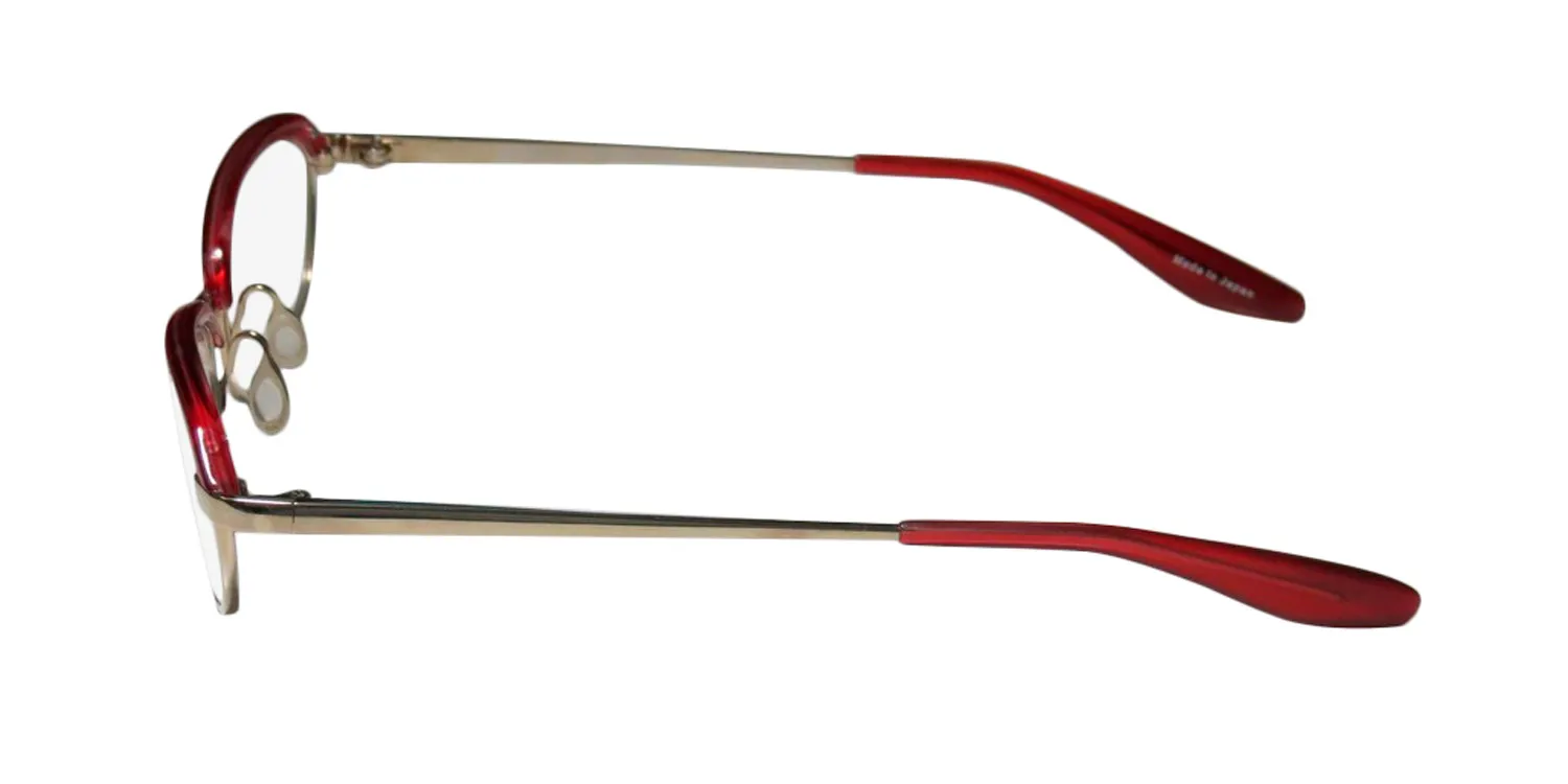 Barton Perreira Myra sca/chi Eyeglasses Scarlet Red 51mm 4