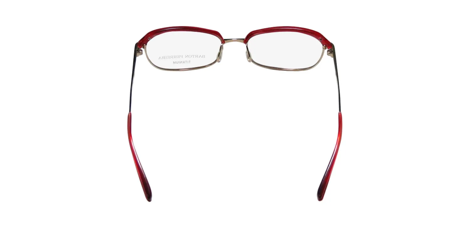 Barton Perreira Myra sca/chi Eyeglasses Scarlet Red 51mm 5