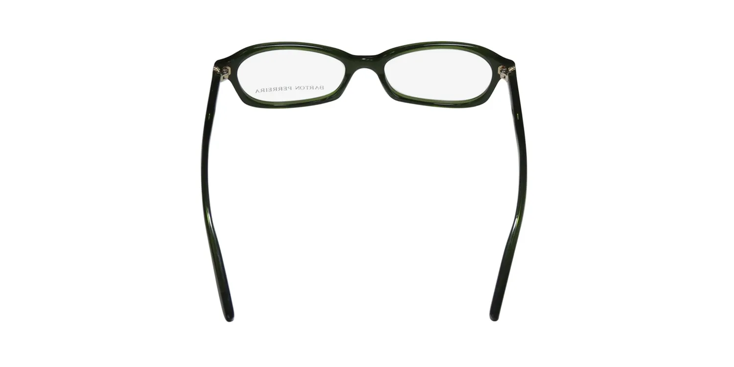 Barton Perreira Raynette hun/gol Eyeglasses Dark Green 51mm 5