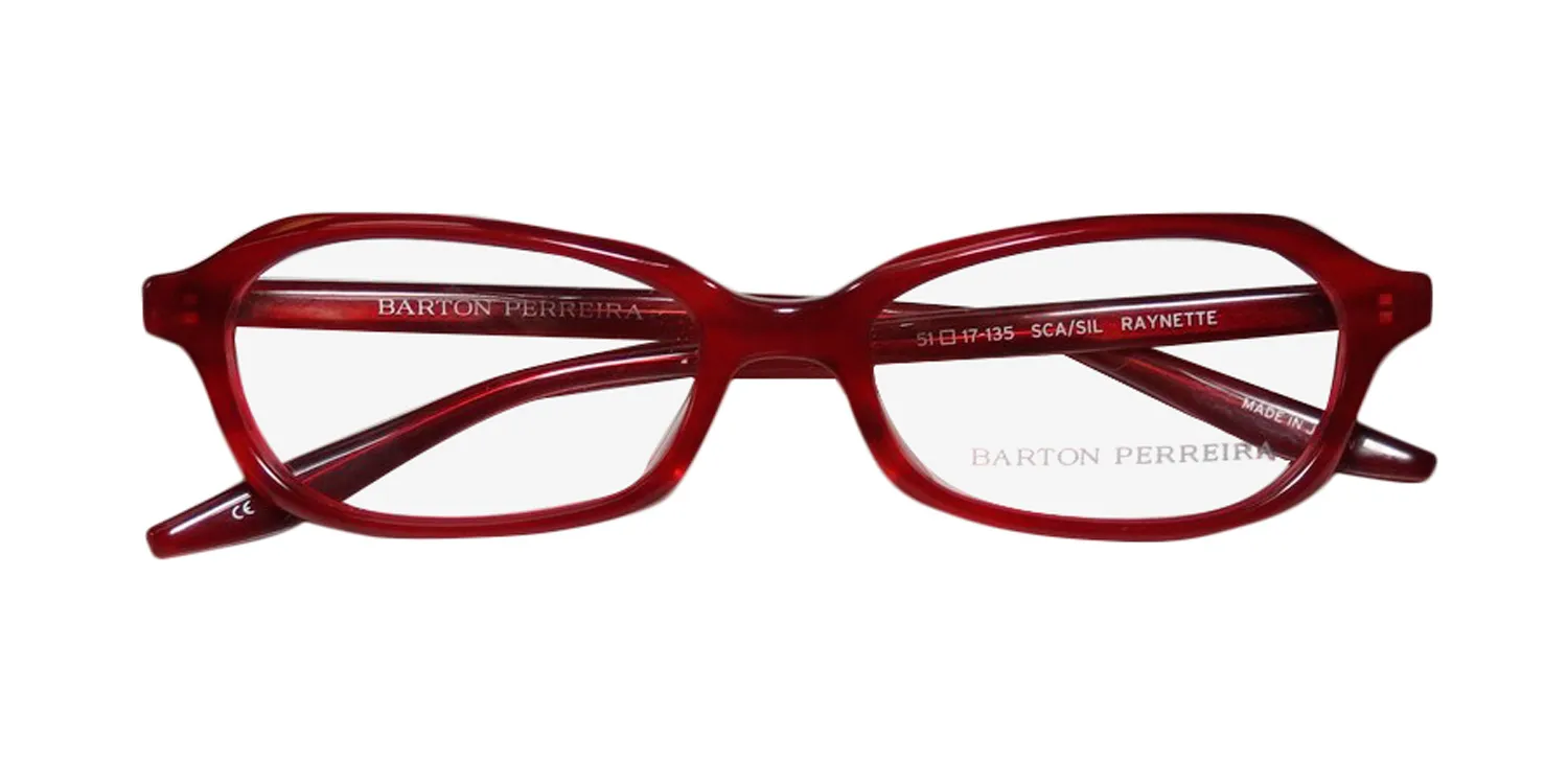 Barton Perreira Raynette sca/sil Eyeglasses Scarlet Red 51mm 2