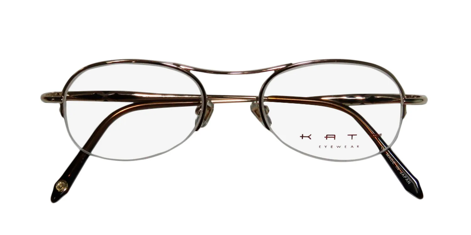 Kata Noa brn Eyeglasses Gold 47mm Unisex 2