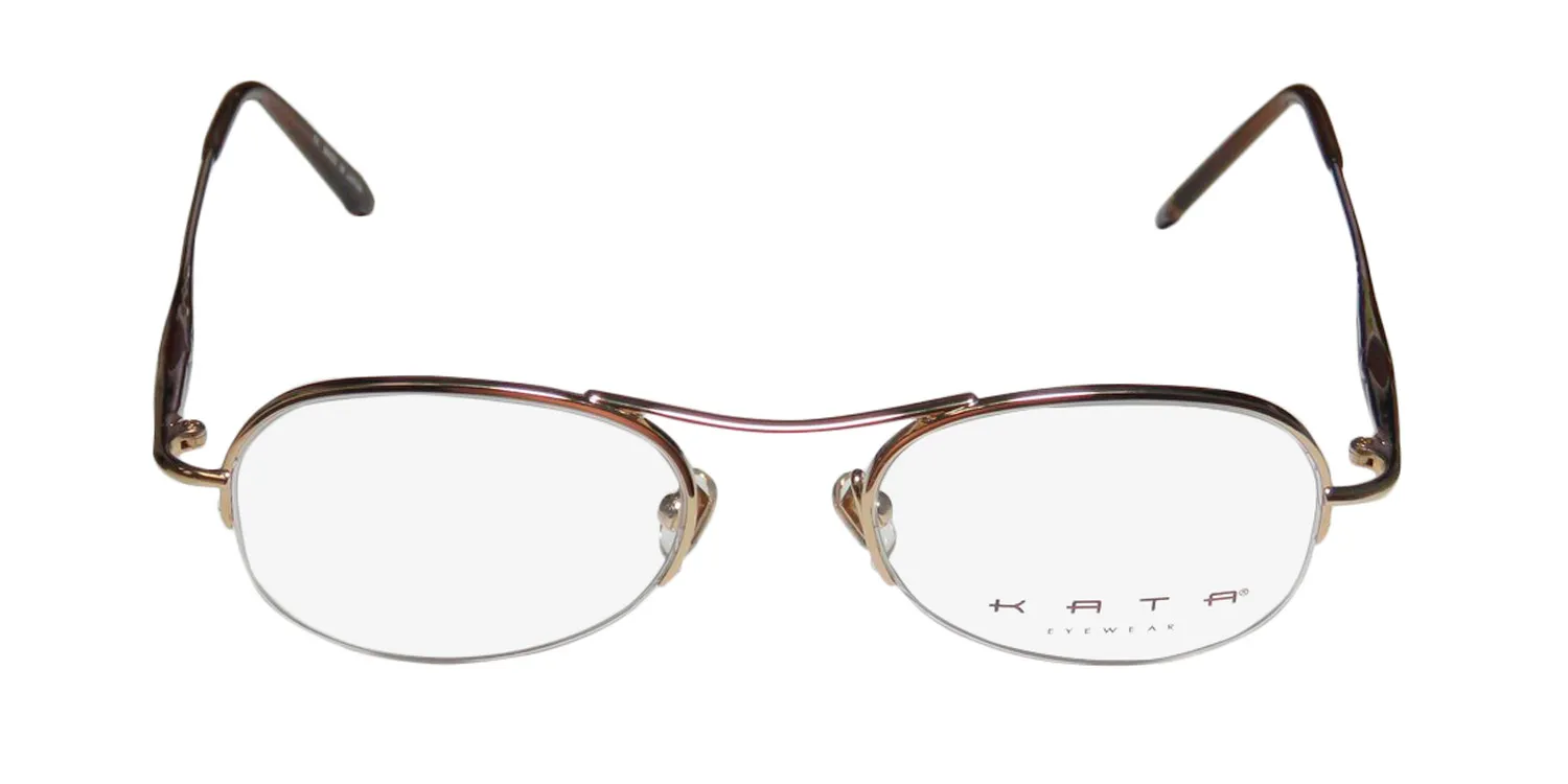 Kata Noa brn Eyeglasses Gold 47mm Unisex 3