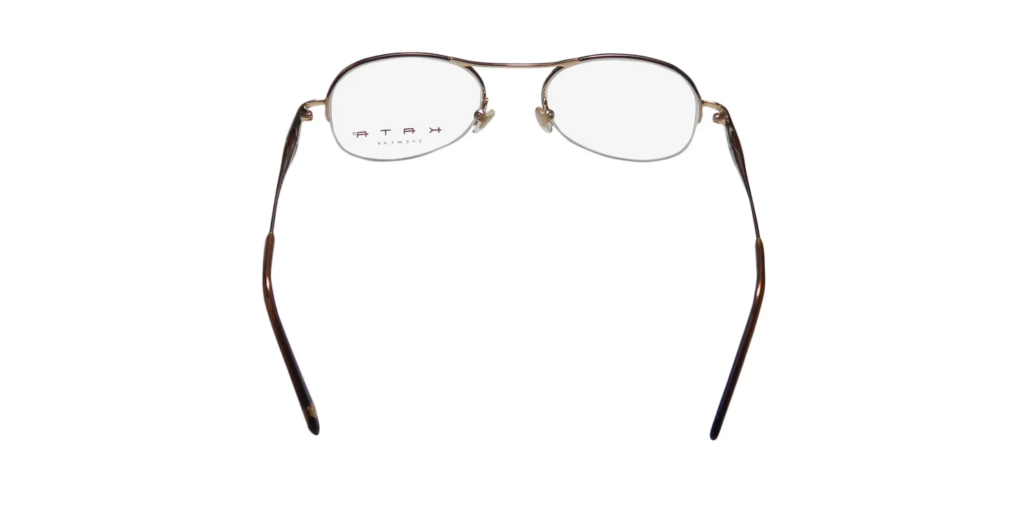 Kata Noa brn Eyeglasses Gold 47mm Unisex 5