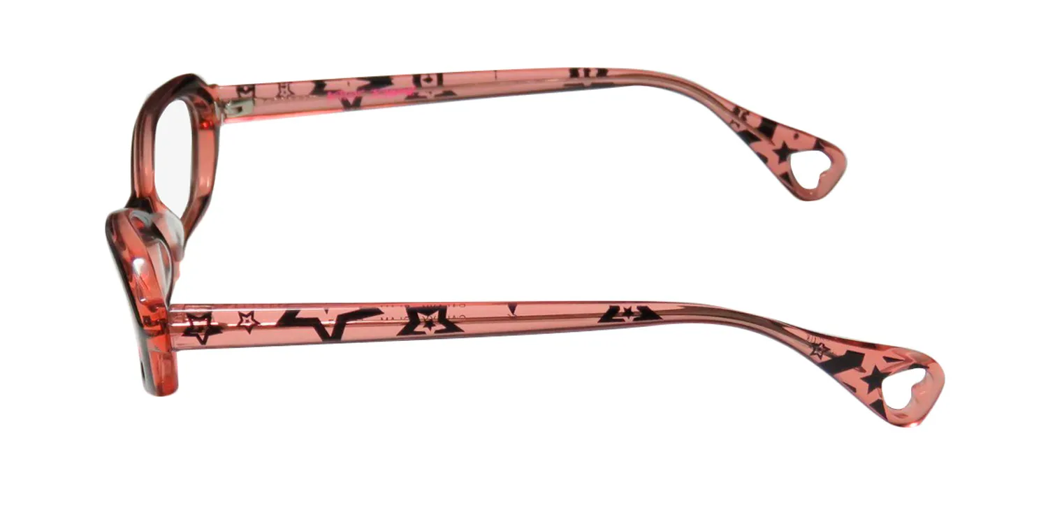 Betsey Johnson Galaxy Glam raven Eyeglasses Black 53mm 4