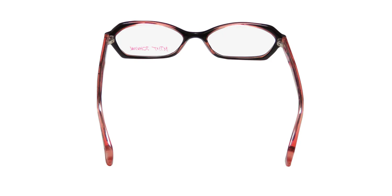 Betsey Johnson Galaxy Glam raven Eyeglasses Black 53mm 5