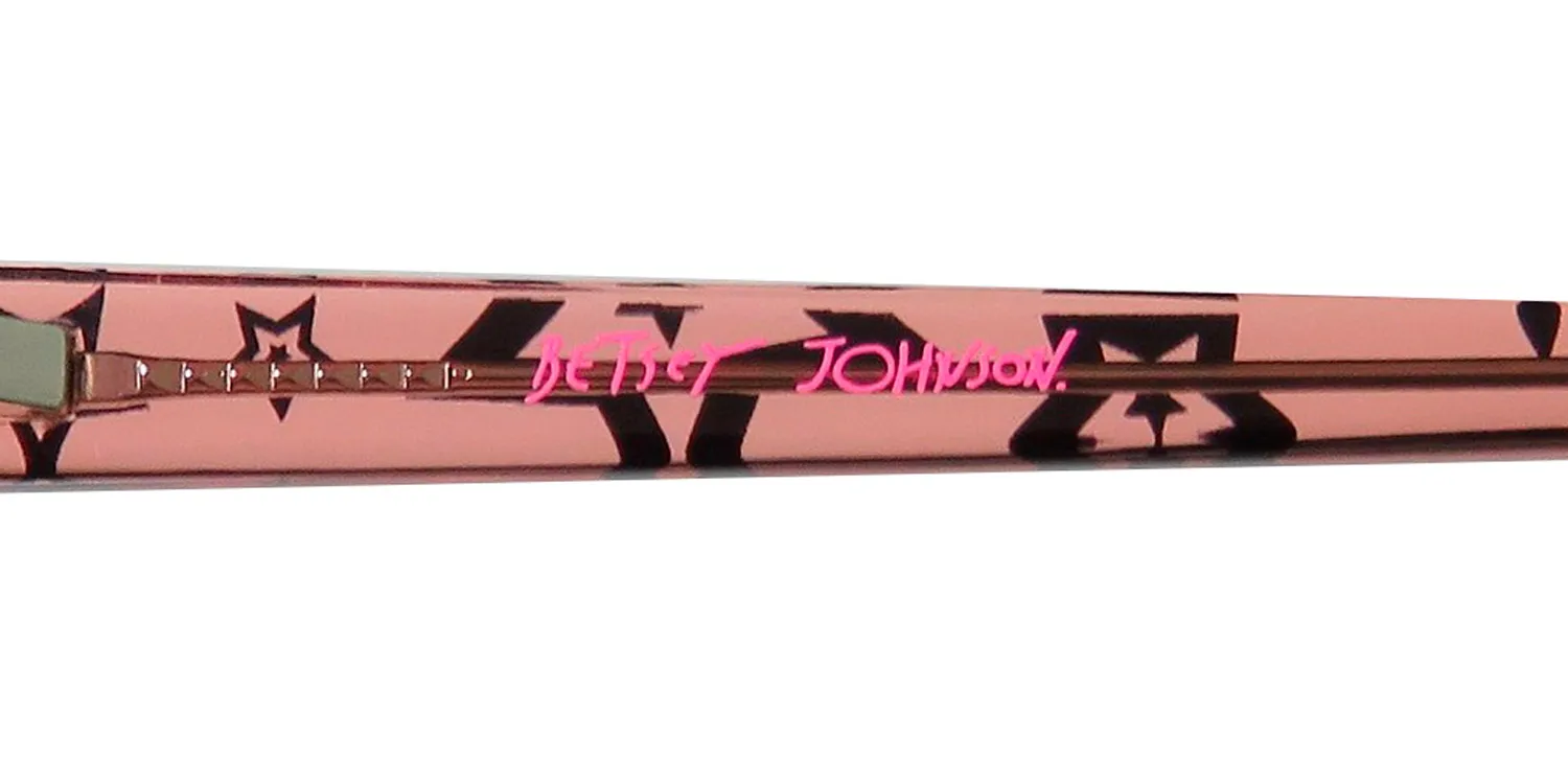 Betsey Johnson Galaxy Glam raven Eyeglasses Black 53mm 7