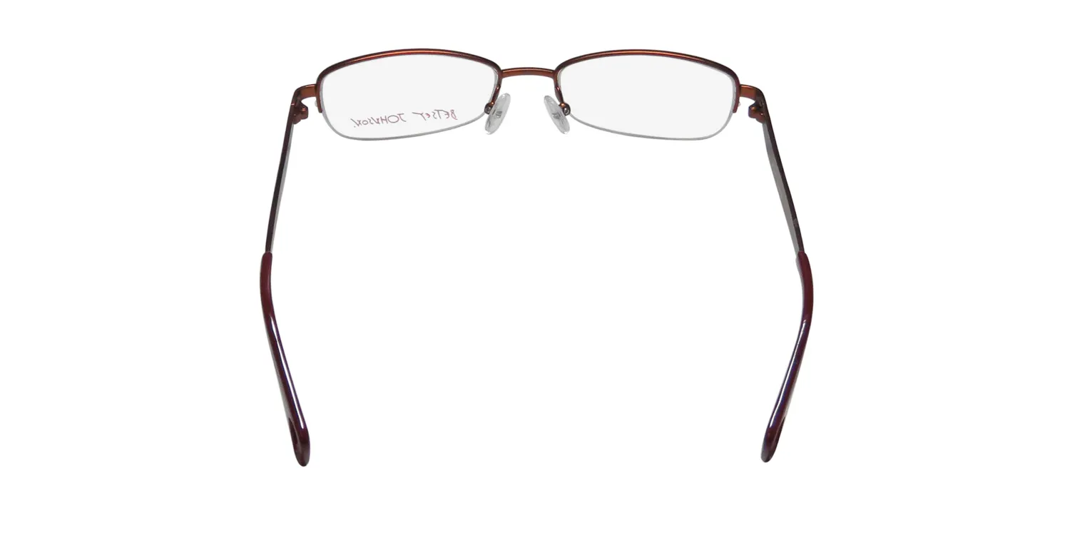 Betsey Johnson Boho Boa bronze Eyeglasses Bronze 50mm Unisex 5