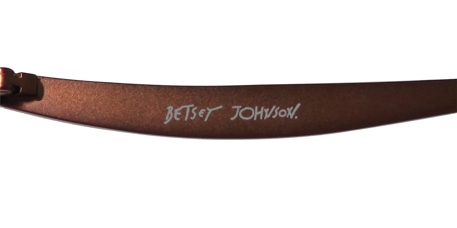 Betsey Johnson Boho Boa bronze Eyeglasses Bronze 50mm Unisex 7