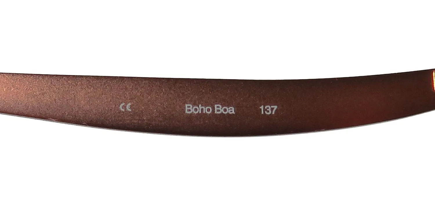 Betsey Johnson Boho Boa bronze Eyeglasses Bronze 50mm Unisex 8