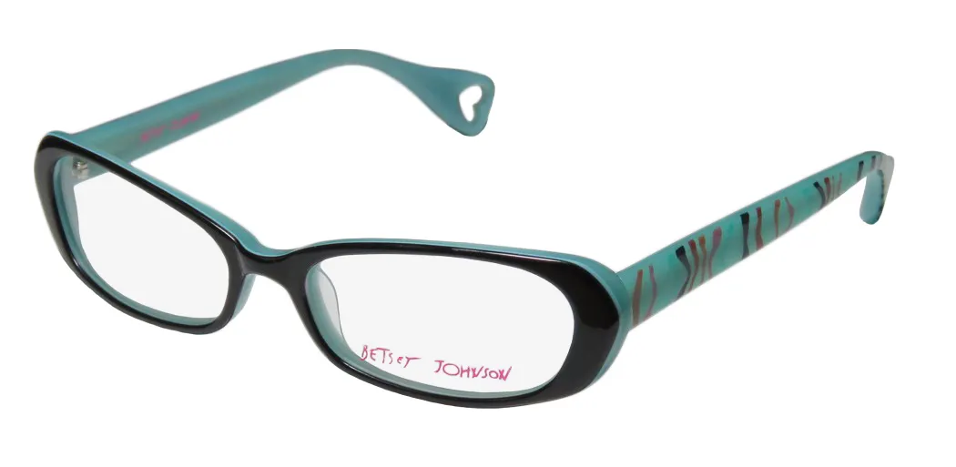 Betsey Johnson Untamed raven Eyeglasses Black 52mm
