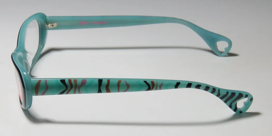 Betsey Johnson Untamed raven Eyeglasses Black 52mm 4
