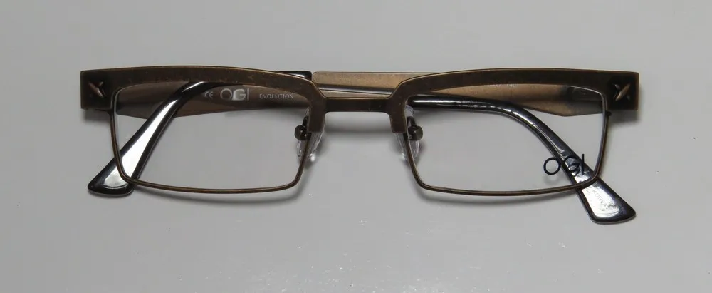 OGI 3501 1393 Eyeglasses Antique Gold 48mm Unisex 2