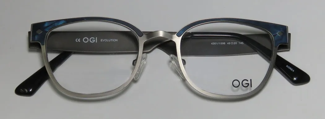 OGI 4301 1596 Eyeglasses Gunmetal 49mm Unisex 2