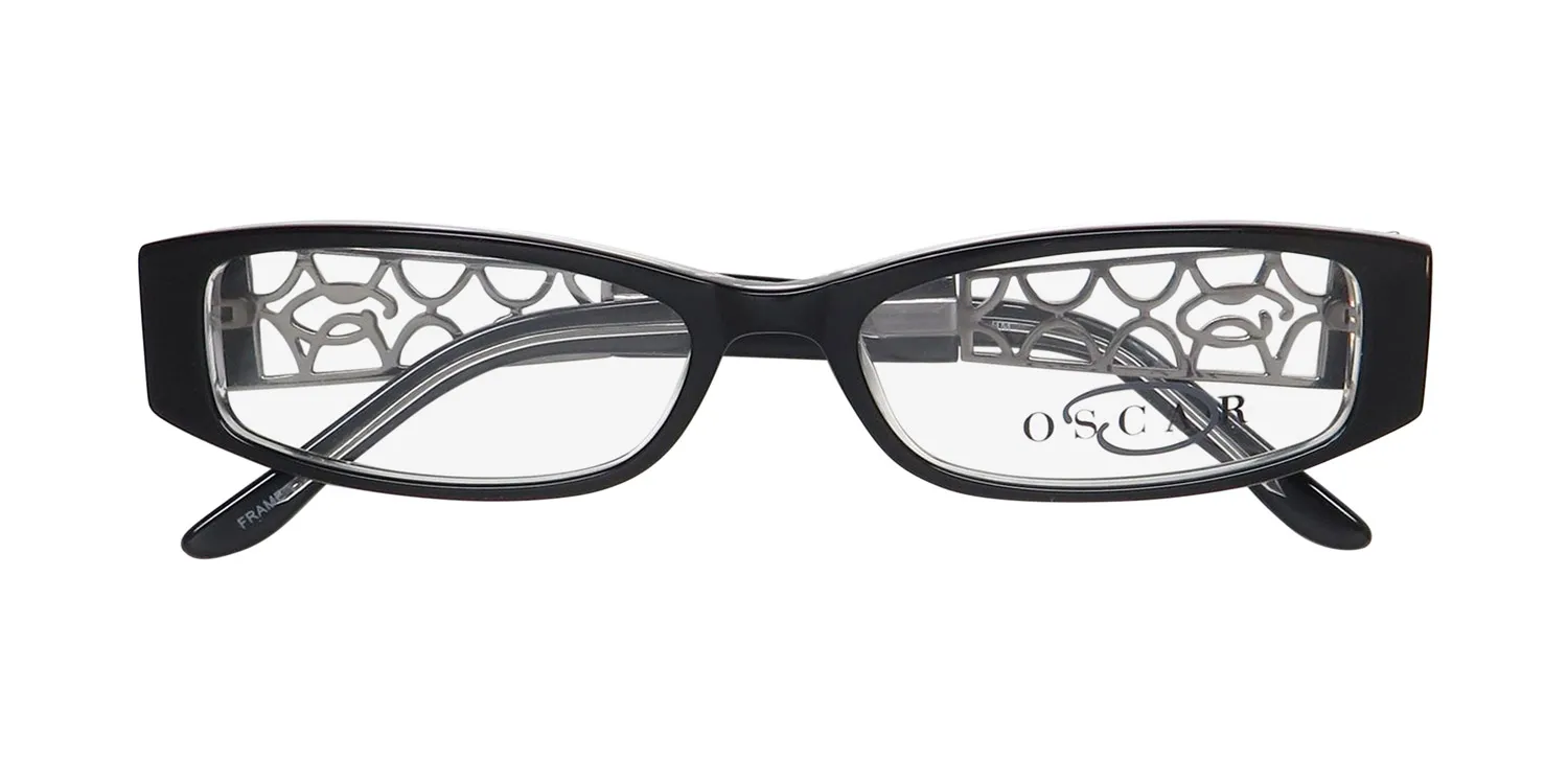Oscar de la Renta Osl 700 001 Eyeglasses Black 53mm 2