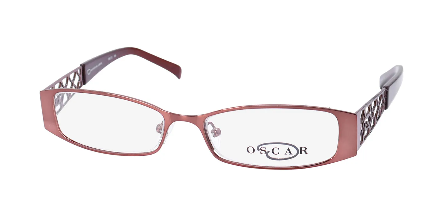 Oscar de la Renta Osl 711 200 Eyeglasses Shiny Dark Brown 51mm