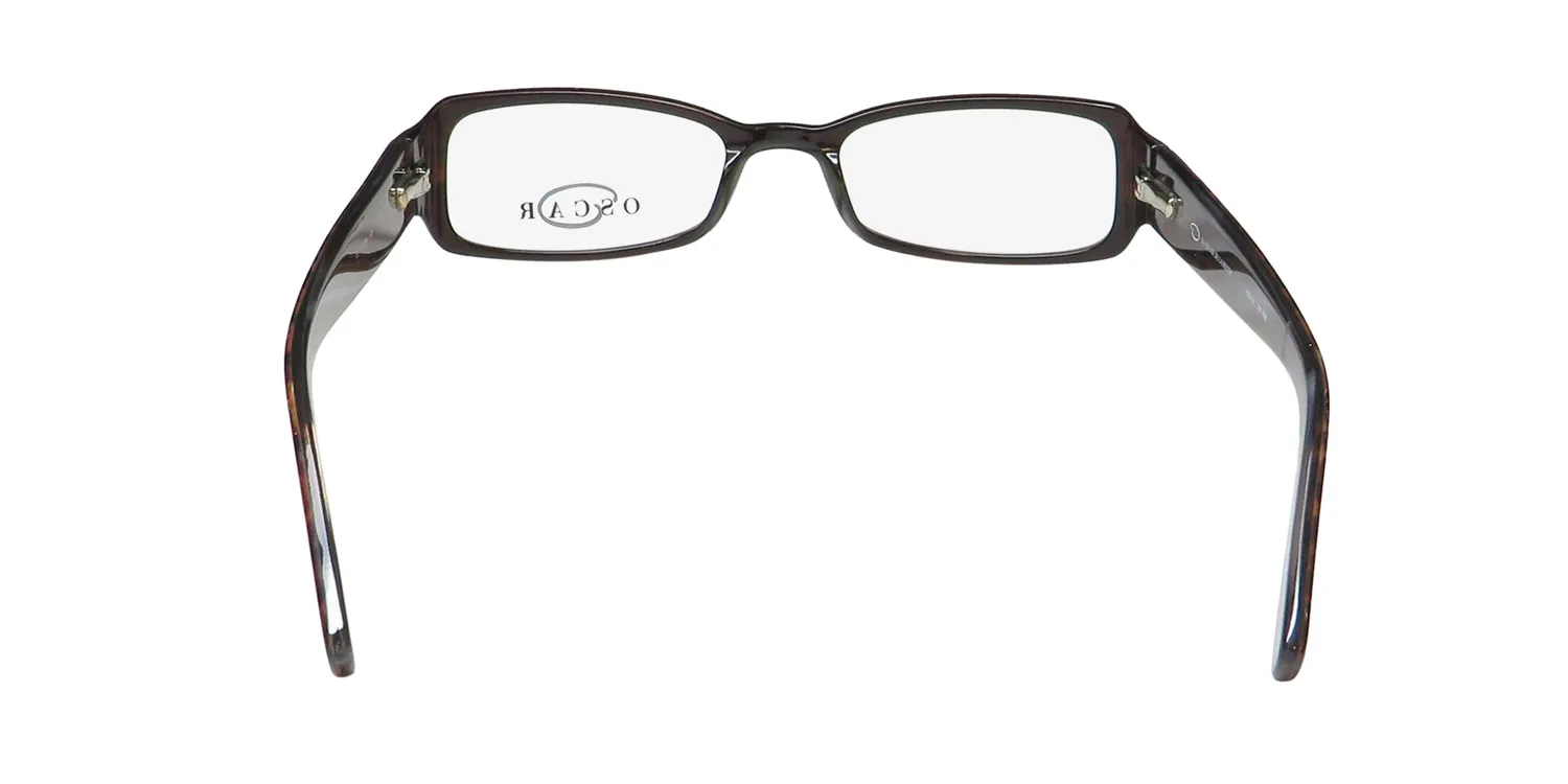 Oscar de la Renta Osl 318 200 Eyeglasses Dark Brown 53mm 5
