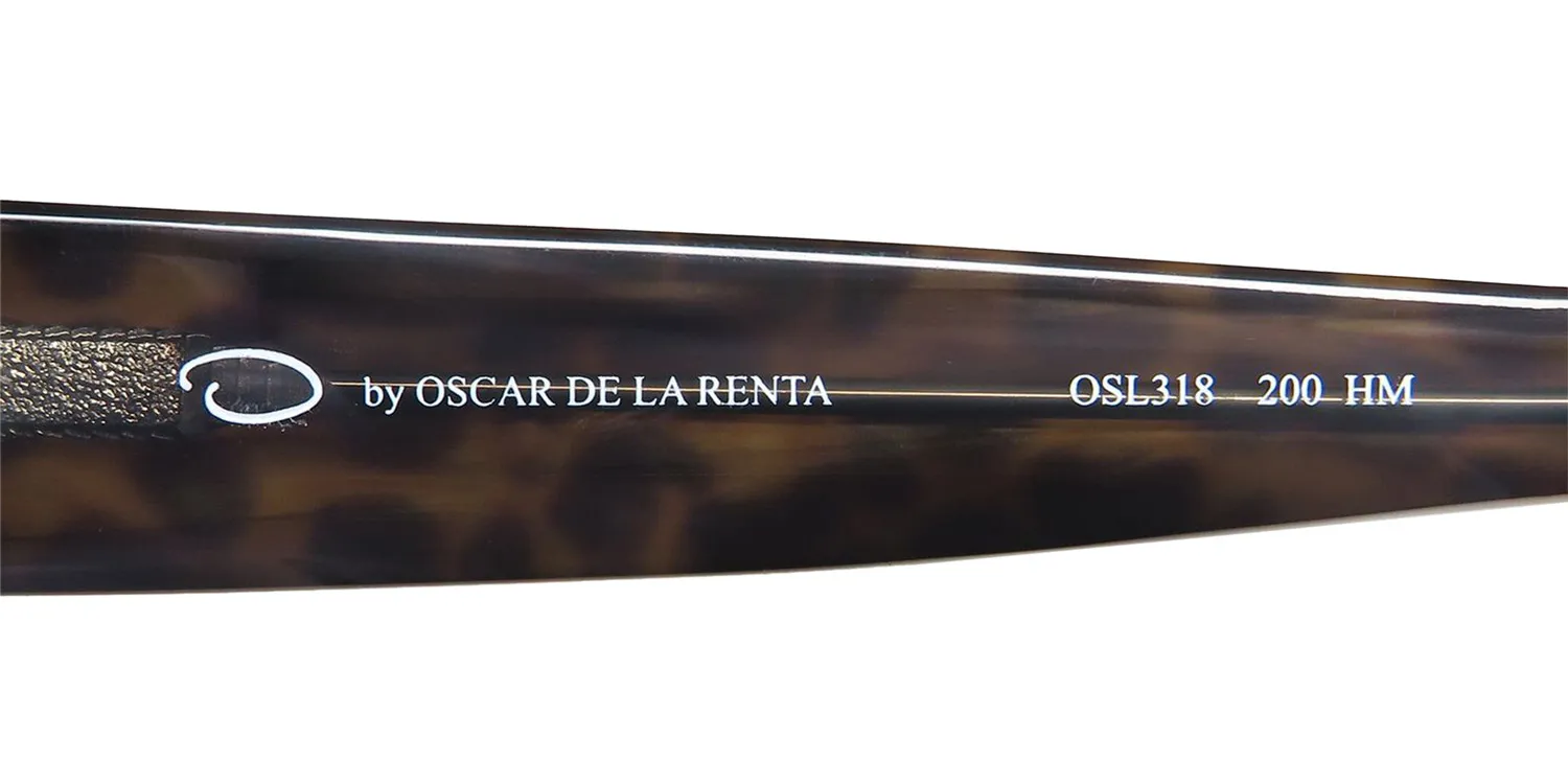 Oscar de la Renta Osl 318 200 Eyeglasses Dark Brown 53mm 7