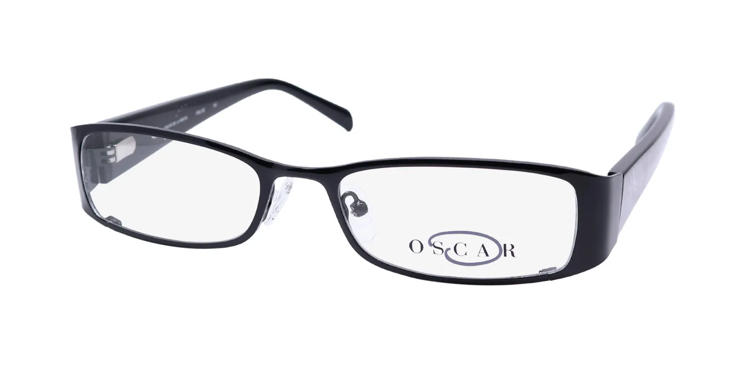 Oscar de la Renta Osl342 001 Eyeglasses Shiny Black 52mm