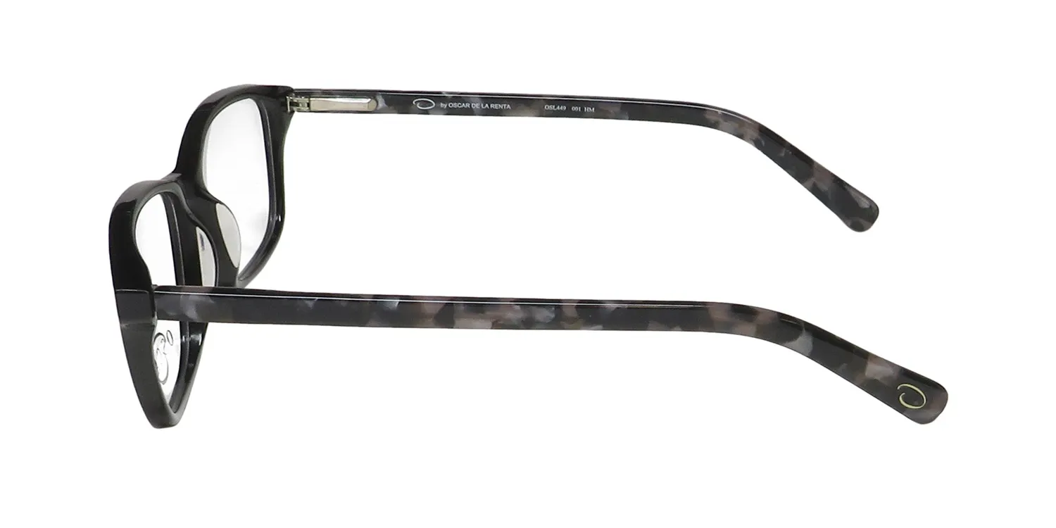 Oscar de la Renta Osl 449 001 Eyeglasses Black 52mm 4