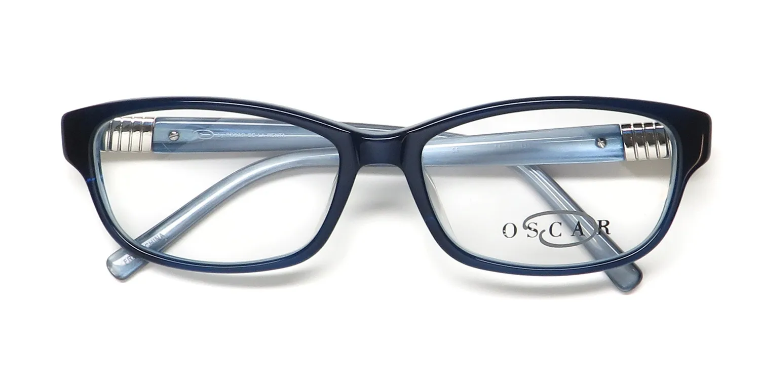 Oscar de la Renta Osl 452 414 Eyeglasses Navy Pearl 54mm 2
