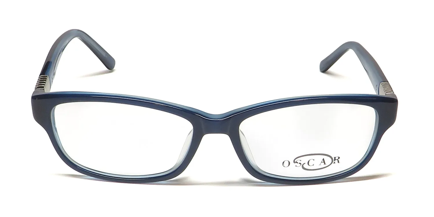 Oscar de la Renta Osl 452 414 Eyeglasses Navy Pearl 54mm 3