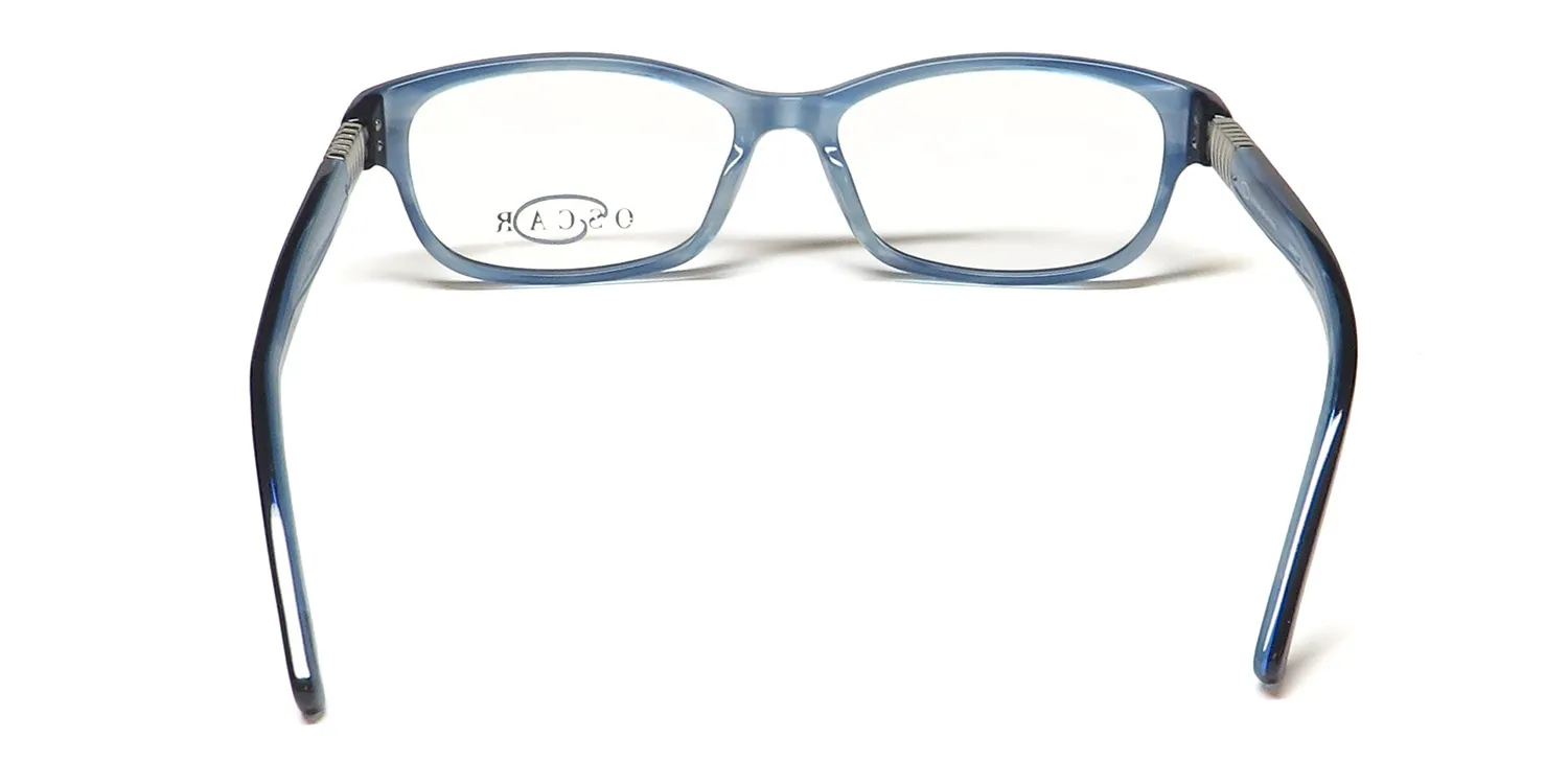 Oscar de la Renta Osl 452 414 Eyeglasses Navy Pearl 54mm 5