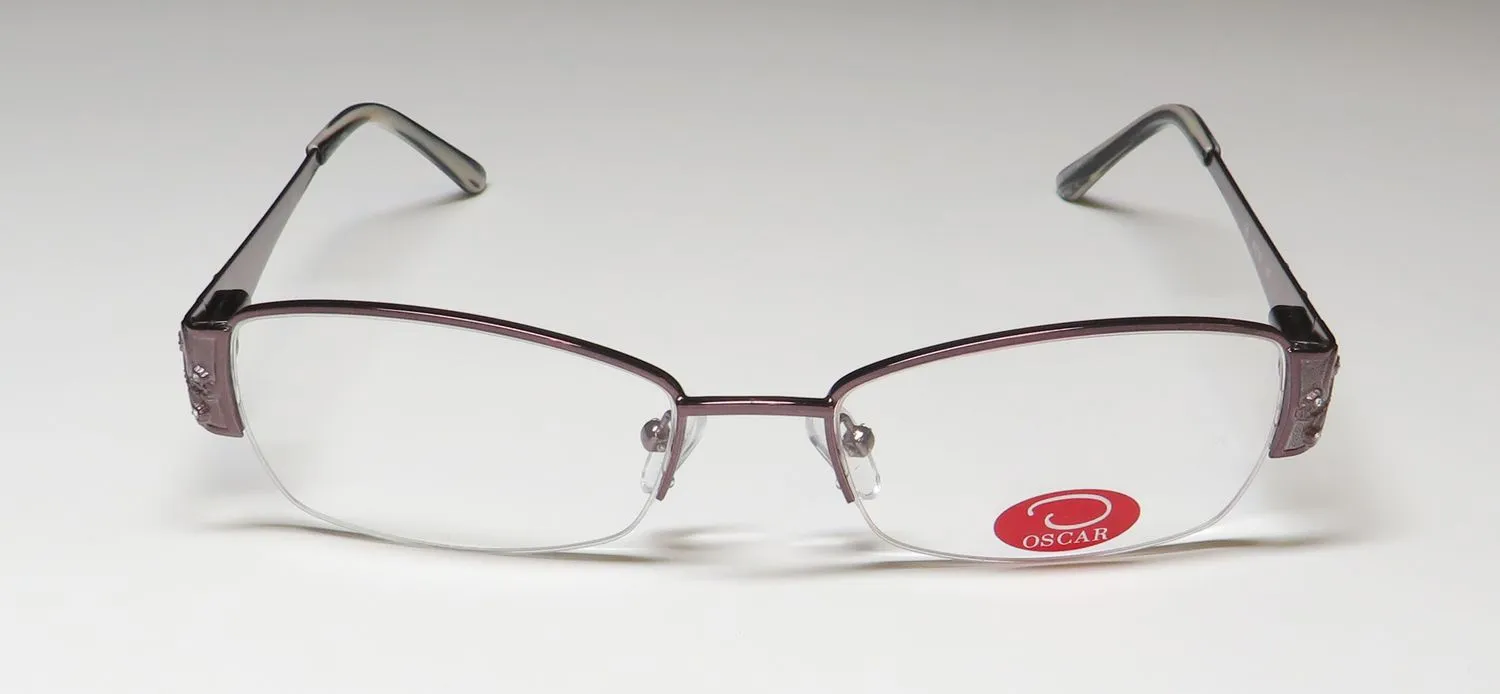 Oscar de la Renta Osl 501 234 Eyeglasses Shiny Dark Brown 53mm 3