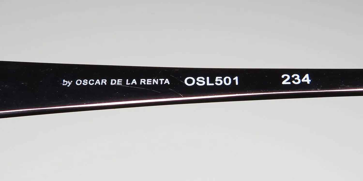 Oscar de la Renta Osl 501 234 Eyeglasses Shiny Dark Brown 53mm 7