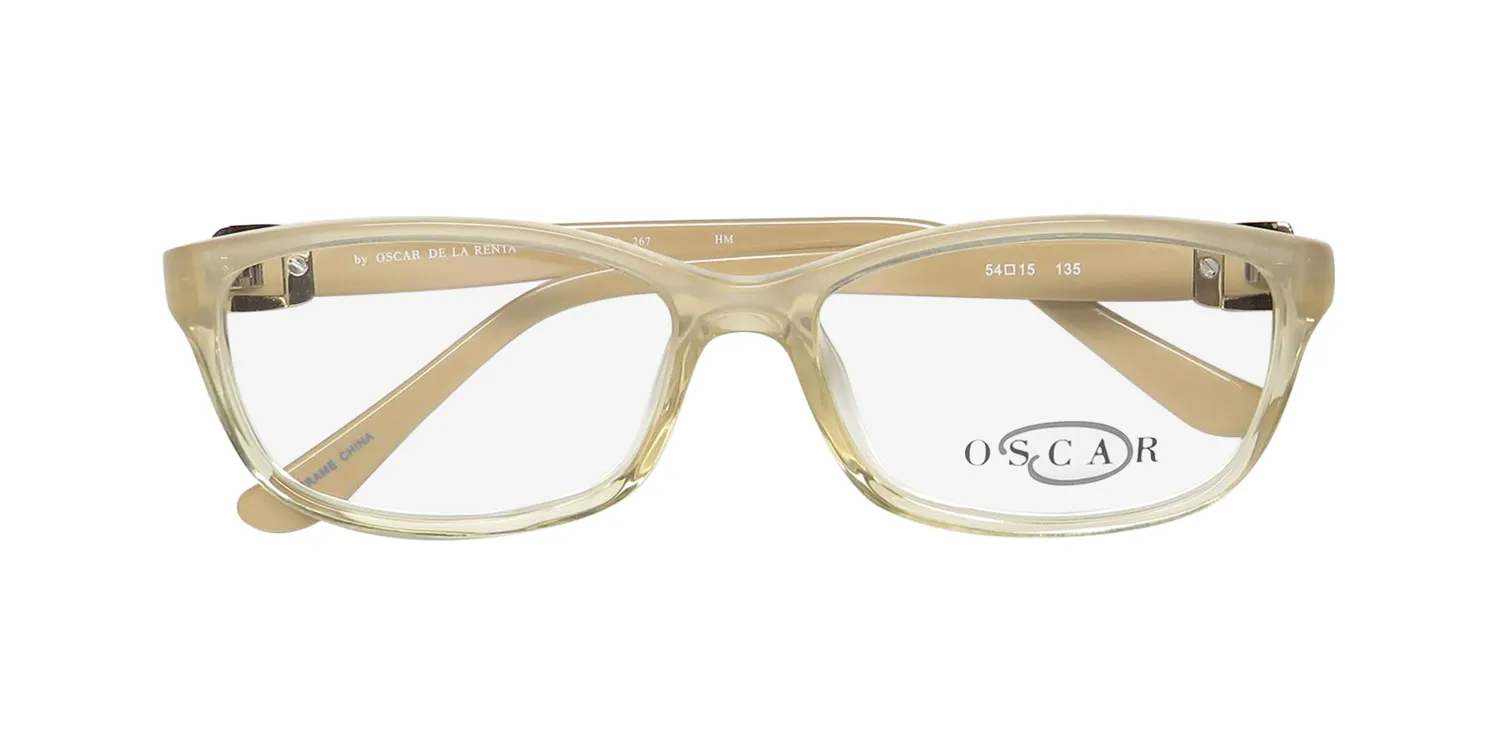 Oscar de la Renta Osl 460 267 Eyeglasses Beige Gradient 54mm 2