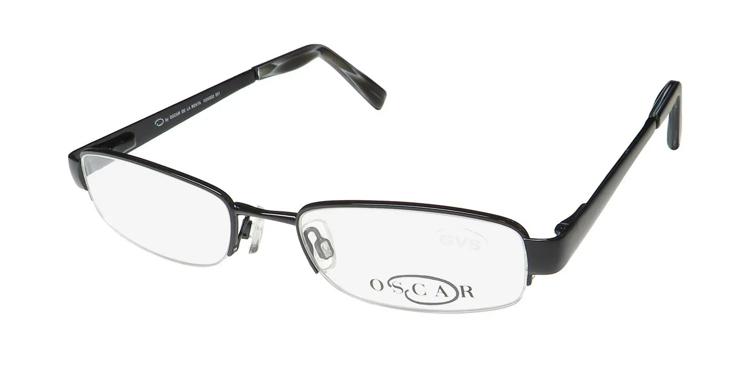 Oscar de la Renta Osm 802 001 Eyeglasses Shiny Black 50mm