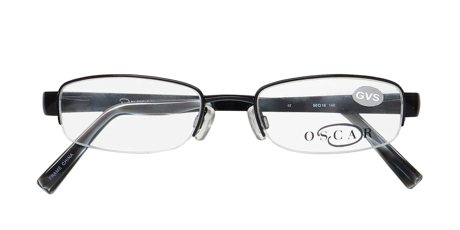 Oscar de la Renta Osm 802 001 Eyeglasses Shiny Black 50mm 2